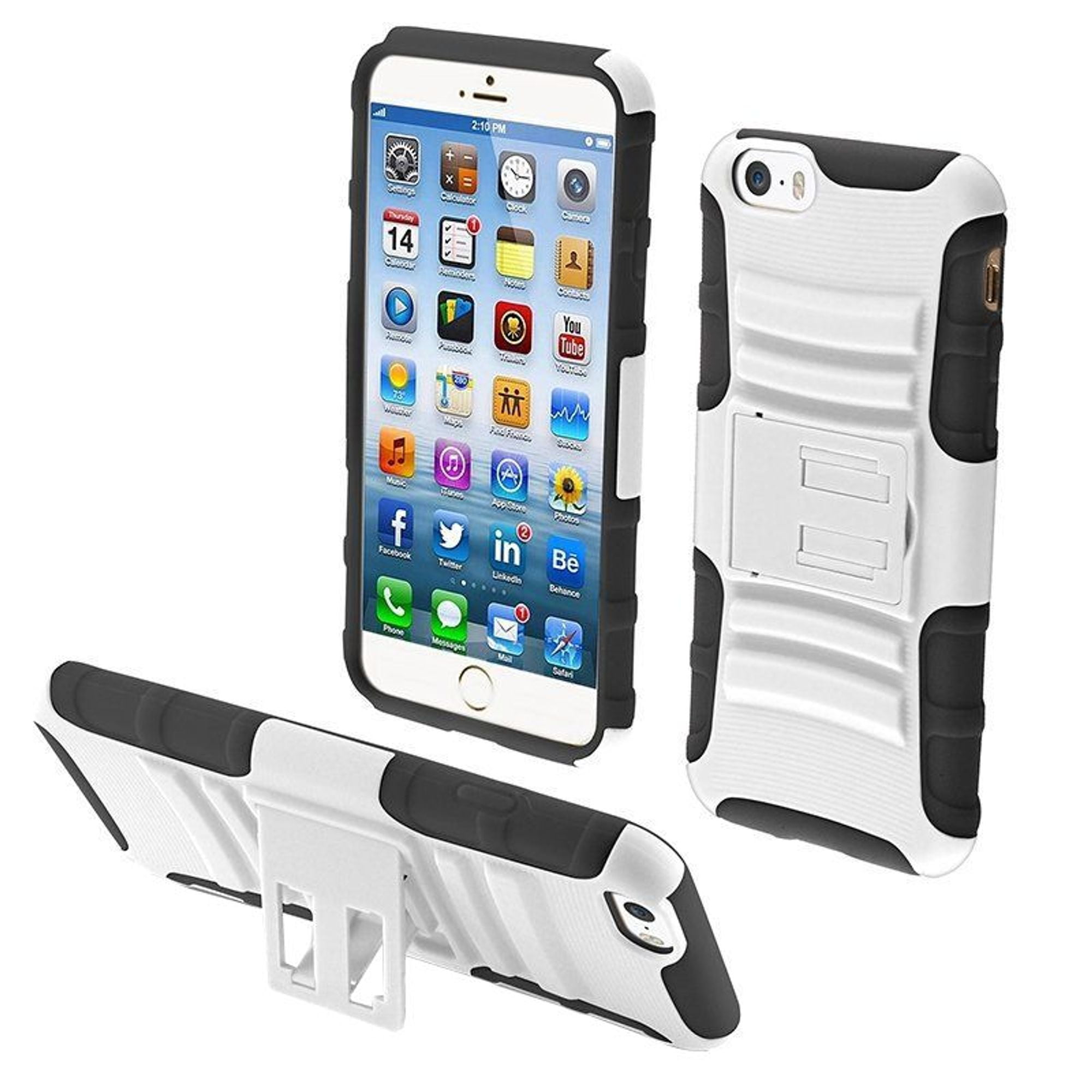 iPhone 6S case, iPhone 6 Case, by Insten Advanced Armor Hard Dual Layer