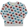 thumbnail image 2 of Sesame & Friends Elmo and Cookie Monster Boys 2 Piece All Over Print Crewneck and Jogger Set, Toddler, 2 of 3