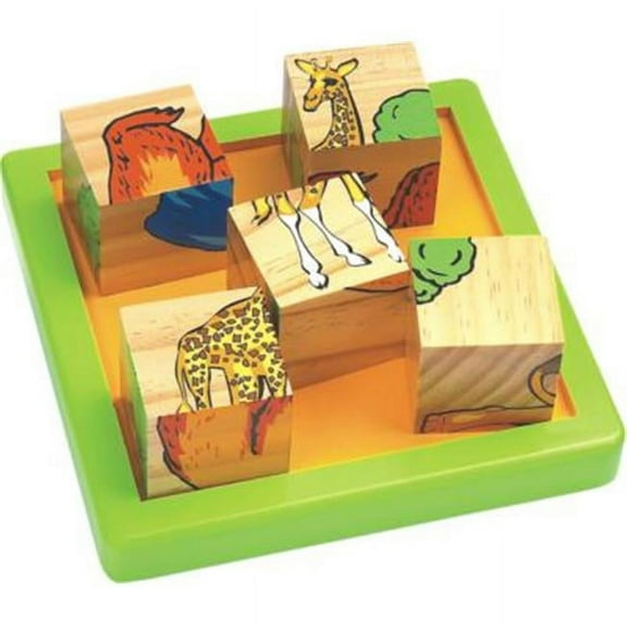 Wooden 9 Pieces Block Puzzle