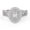 White Gold, variant on Twisted Shank Double Halo Engagement Ring for Women, IGI Certified 1.00 Carat (ctw) Oval And Round Lab Grown Diamond Ring In 14K Solid Yellow Gold F-G, VS-SI Quality Ring Size-7.5