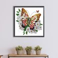 thumbnail image 4 of 5D bricolaje taladro redondo completo diamante pintura mariposa decoración del hogar (WQ003) Hugtrwg Para estrenar, 4 of 9