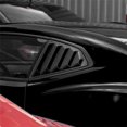 thumbnail image 4 of Matte Black 1/4 Rear Side Vent Quarter Window Louver Shutter Cover, 4 of 5
