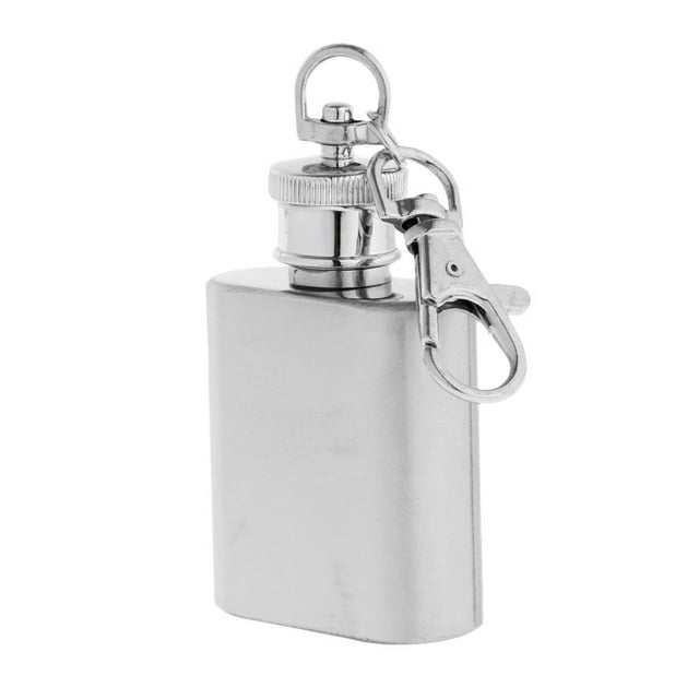 yuksok Small 28ml/ 0.95oz Stainless Steel, Key Key Chain, Gift