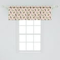 thumbnail image 2 of Ambesonne Toucan Window Valance, Aloha Theme Tropical Birds, 54" X 18", Blush and Multicolor, 2 of 3