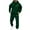 Dark Green, variant on TIANZEN Casual Hoodie And Jogger Streetwear Comfortable Two Piece Outfit With Fist Print For Daily Wear And Outdoor Activitiesd Suits Man Big Mens Suits And Outfits for Men
