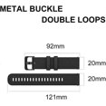 thumbnail image 5 of Correas de silicona para Galaxy Watch 3 de 41 mm, correas deportivas para Samsung Galaxy Watch Active 2 de 44 mm para hombre y mujer, correa de repuesto de 20 mm para Samsung Gear Sport., 5 of 5