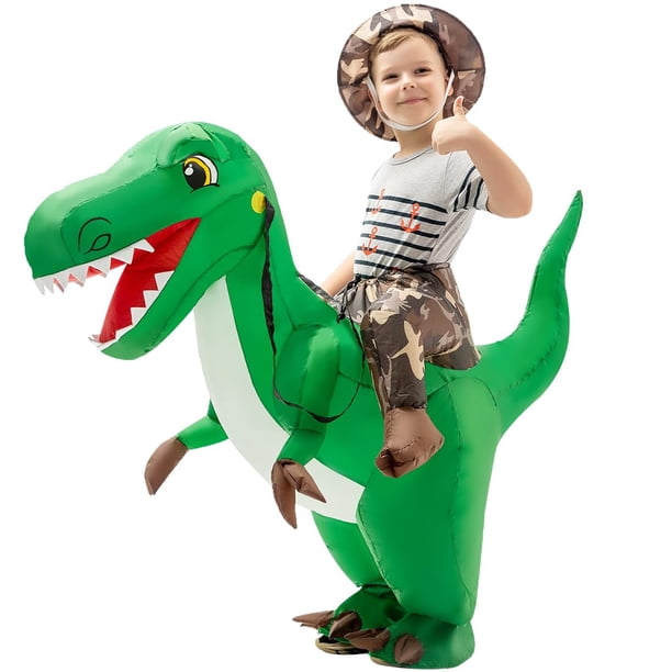 Disfraz inflable de dinosaurio GOOSH Kids T-Rex para Halloween