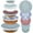 Floral, variant on 10Pcs Cloth Bowl Cover Reusable Fabric Bowl Cover Elastic Food Bowl Cover Portable Bowl Top Cover Travel Bowl Cover Food Storage Bowl Cover for Party Picnic Home Travel