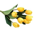 thumbnail image 2 of SPRING PARK 38cm Artificial Silk Tulips Home Decor Bouquet (9 Count), 2 of 7
