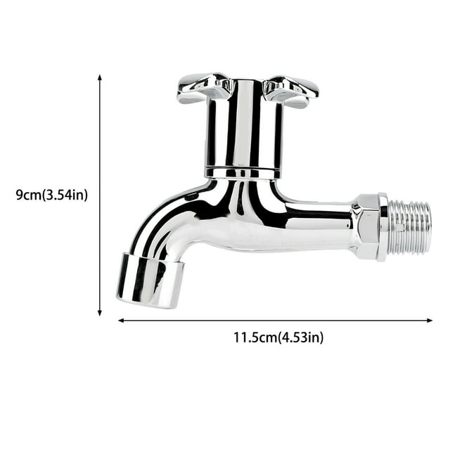 CHICIRIS Premium Plastic Water Faucet with Single Handle and Spout for Washing Machine, Kitchen Sink, Bathroom and Garden