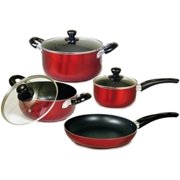 7-Piece Non-Stick Cookware Set, Black, 5.50 Quarts, F889R