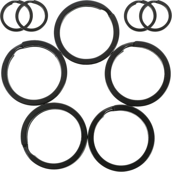 unbranded 50Pcs Key Rings for DIY Metal Keychain Rings Split Key Rings Key Circles Car Office Keys Attachment