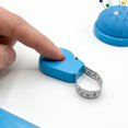 thumbnail image 4 of KALLORY De Tela Azul Para Manualidades Con Botón De Retracción Y Uso, 4 of 8