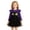R106/Dark Purple, variant on Vividxx Toddler Girl Halloween Dress Long Sleeve Cartoon Print Mesh Tutu Dress Party Outfit for Kids 2-3 Years