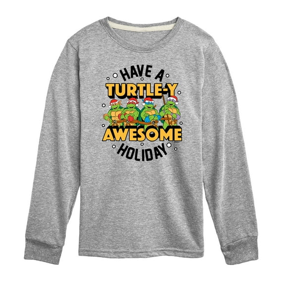 Teenage Muntant Ninja Turtles - Turtley Awesome Group - Toddler And Youth Long Sleeve Graphic T-Shirt