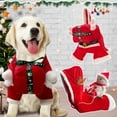 thumbnail image 2 of Holding Gifts Pet Christmas Clothes - Cute, Fashionable, Soft, Funny, Comfortable, Dress Up, Cotton, Christmas Outfit, for Labrador, 2 of 8