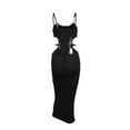 thumbnail image 6 of hirigin Sexy Spaghetti Strap Bodycon Backless Long Dress for Women Y2k Casual Summer Night Club Maxi Dress, 6 of 9