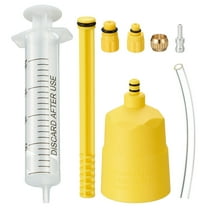 Soimiss Hydraulic Bike Brake Bleeding Kit Plastic Assorted Color for Hydraulic Brake System Care 1Set