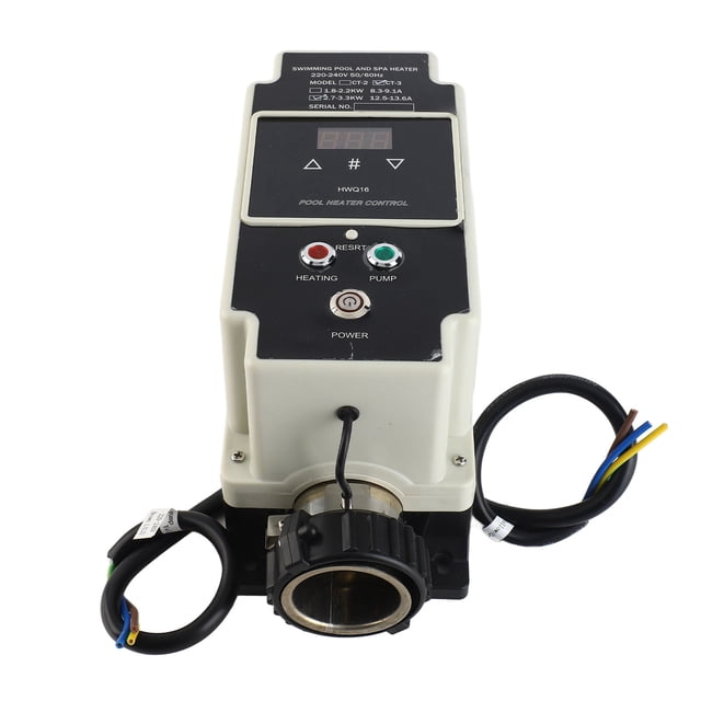 Calentador De Piscina, Termostato De Calentador De Agua Con Pantalla Digital De 2,7 A 3,3 KW Para Bañera