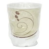 Dart WX9-J8002 9 oz. Individual Wrapped Trophy Plus Dual Temperature Insulated Cups in Symphony Design - Beige (900/Carton)