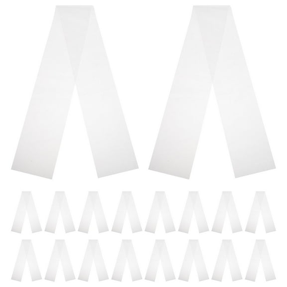 HOMEMAXS 100 Pcs Straight Tube Containers Long Plastic Bag