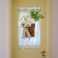 thumbnail image 4 of Rirozkan Spring Wreath, Front Door Decoration with Wicker Basket, Easter and Wedding Porch Decor, for Year Round Welcome Sign and Home Decor, 4 of 6