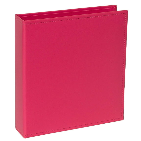 Project Life Faux Leather 6 x 8-Inch Dark Pink Photo Album, Holds 1 Photo