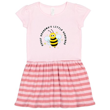 

Inktastic great grandma s little honeybee Gift Toddler Girl Dress