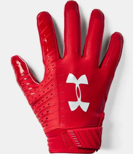 Under Armour UA Spotlight Football Gloves Receiver Black Sz MD Mens 1326218 001 for sale online 