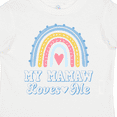 thumbnail image 4 of Inktastic My Mamaw Loves Me Girls Retro Rainbow Girls Toddler T-Shirt, 4 of 5