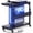 Carbon Fiber Black, variant on Black Computer Tower Stand with Outlets, PC Tower Stand for Floor