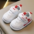 thumbnail image 4 of Ramiter Sneakers for Girls Autumn New Children Walking Shoes for Boys and Girls Baby Soft Sole Non Slip Breathable Sports Shoes Baby Shoes Girl,Red, 4 of 5