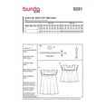 thumbnail image 2 of Burda Sewing Pattern 9281 Tops, Dresses 104-140, 2 of 5