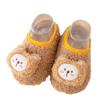 

ZMHEGW Infant Toddler Shoes Boys Girls Baby Shoes Soft Sole Slip On Shoes Animal Decorate Toddler Shoes