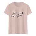thumbnail image 4 of Womens Athletic Tops Women's Casual Fashion Shirt Women Blank Women Short Shirt Long Sleeve Tee for Long Sleeve Space Violet Womens Short T T Gold XL, 4 of 4