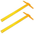 thumbnail image 4 of 2 Pcs Règle de Marquage Claire T Mesure Carrée Règle Portable T Règle Carrée pour Mesurer, 4 of 7