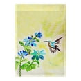 thumbnail image 2 of Betsy Drake FL1009 12.5 x 18 in. Aqua Hummingbird Flag, 2 of 2