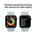 thumbnail image 3 of Apple Watch Series 10 GPS 46mm Silver Aluminum Case with Blue Cloud Sport Loop, 3 of 9