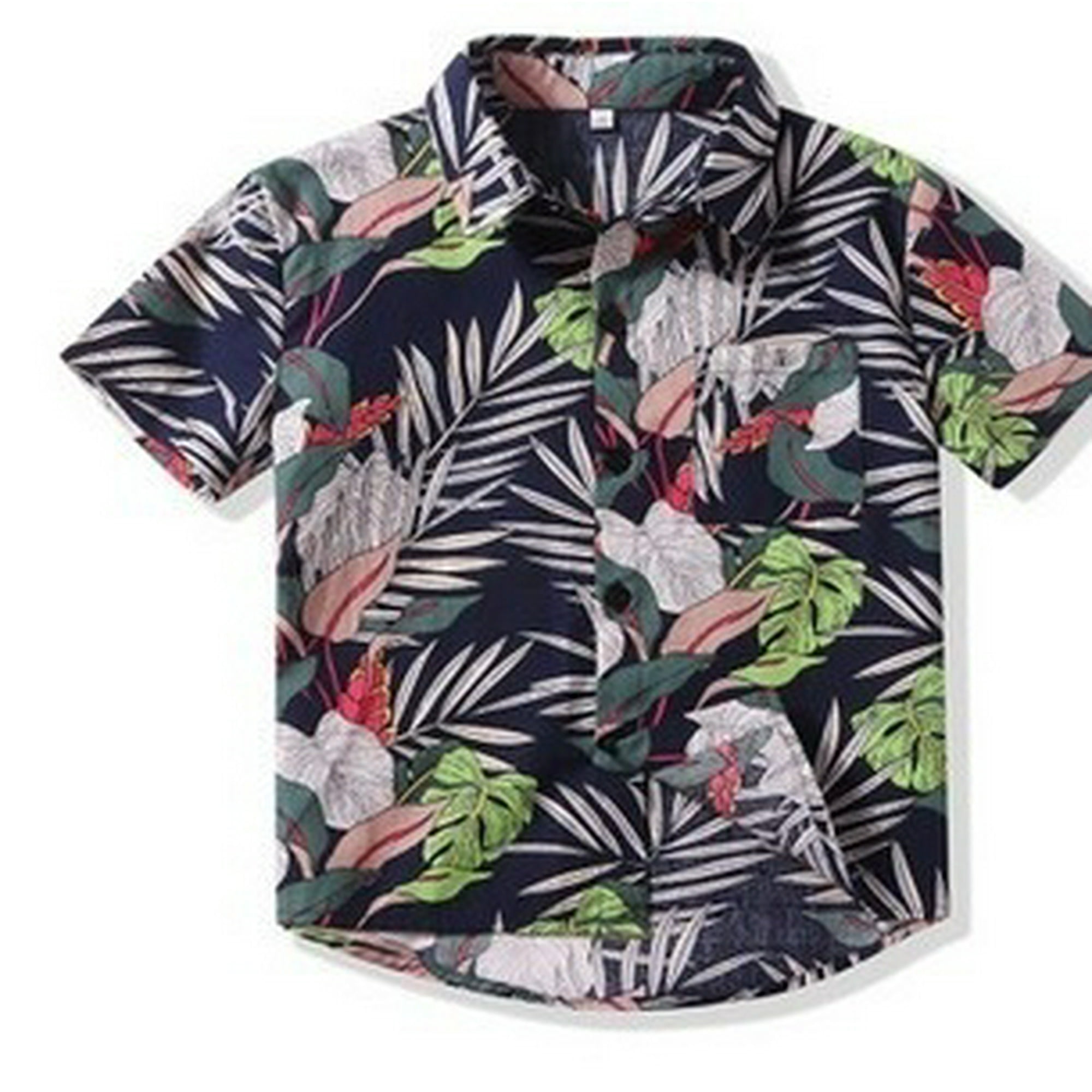 Toddler Boys Baby Kids Short Sleeve Hawaii Floral Print Tops Outfits T Shirt Tee Clothes Walmart Canada
