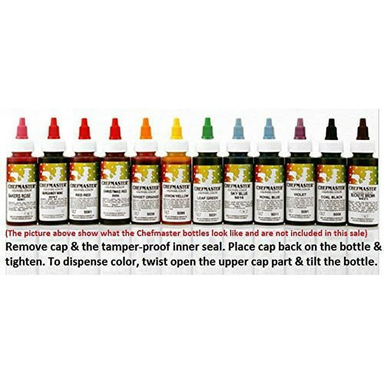 Bright Red Liqua-Gel® Liquid Food Coloring 2.3 oz. - Bright Red