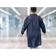 thumbnail image 6 of Dark Blue Polypropylene Lab Coats, Disposable Unisex Robes, 50 Count, XX-Large, 6 of 8