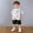 Blue, variant on ITSAME Boys Outfit Set 2-Piece, Button Up Lapel Printed Top and Casual Shorts Summer Comfort Fashion Set Blue Size 3-4T