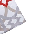 thumbnail image 5 of DriftAway Alexander Spiral Geo Trellis Pattern Tie Up Curtain Blackout Adjustable Balloon Rod Pocket, 31"x47", Red Gray, 5 of 6