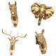 thumbnail image 1 of 4 s de Pared de Animal, Colgador de Llaves, Decoración de Pared para Sala de perfecl Gancho decorativo de resina, 1 of 8