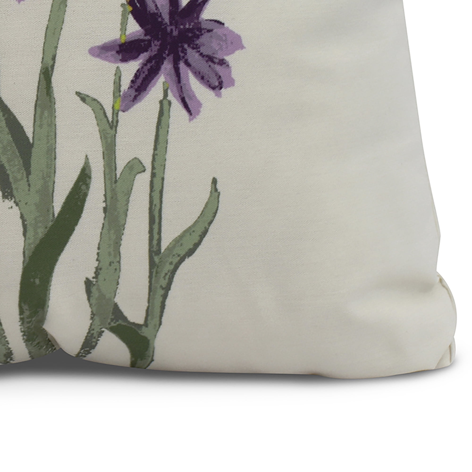 Simply Daisy, 18 x 18 inch,Daffodils Decorative Pillow,Purple