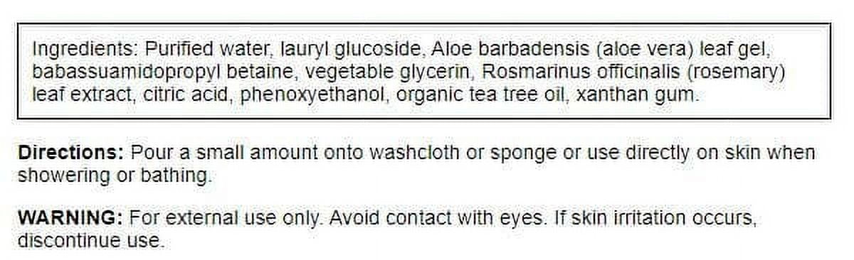 Swanson Tea Tree Oil Body Wash 16 fl oz Liquid