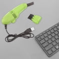 thumbnail image 3 of simhoa Portable Mini Table Dust Sweeper Air Vacuum Cleaner No Dead Angle Cleaning Desktop Vacuum Cleaner for Printer Window Groove Pet Hairs Car , Green, 3 of 7