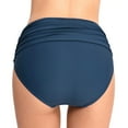 thumbnail image 5 of High Waist Bikini Bottom for Women Tummy Control Swimsuit Briefs Sexy Soft Tankini Shorts Gift, 5 of 5