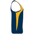thumbnail image 4 of Youth Wicking Polyester Sleeveless Jersey with Contrast Inserts 341, 4 of 4