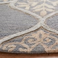 thumbnail image 3 of Safavieh Dip Dye Peregrine Floral Area Rug, Slate/Beige, 7' x 7' Round, 3 of 8